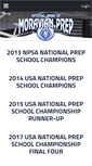 Mobile Screenshot of moravianprep.com